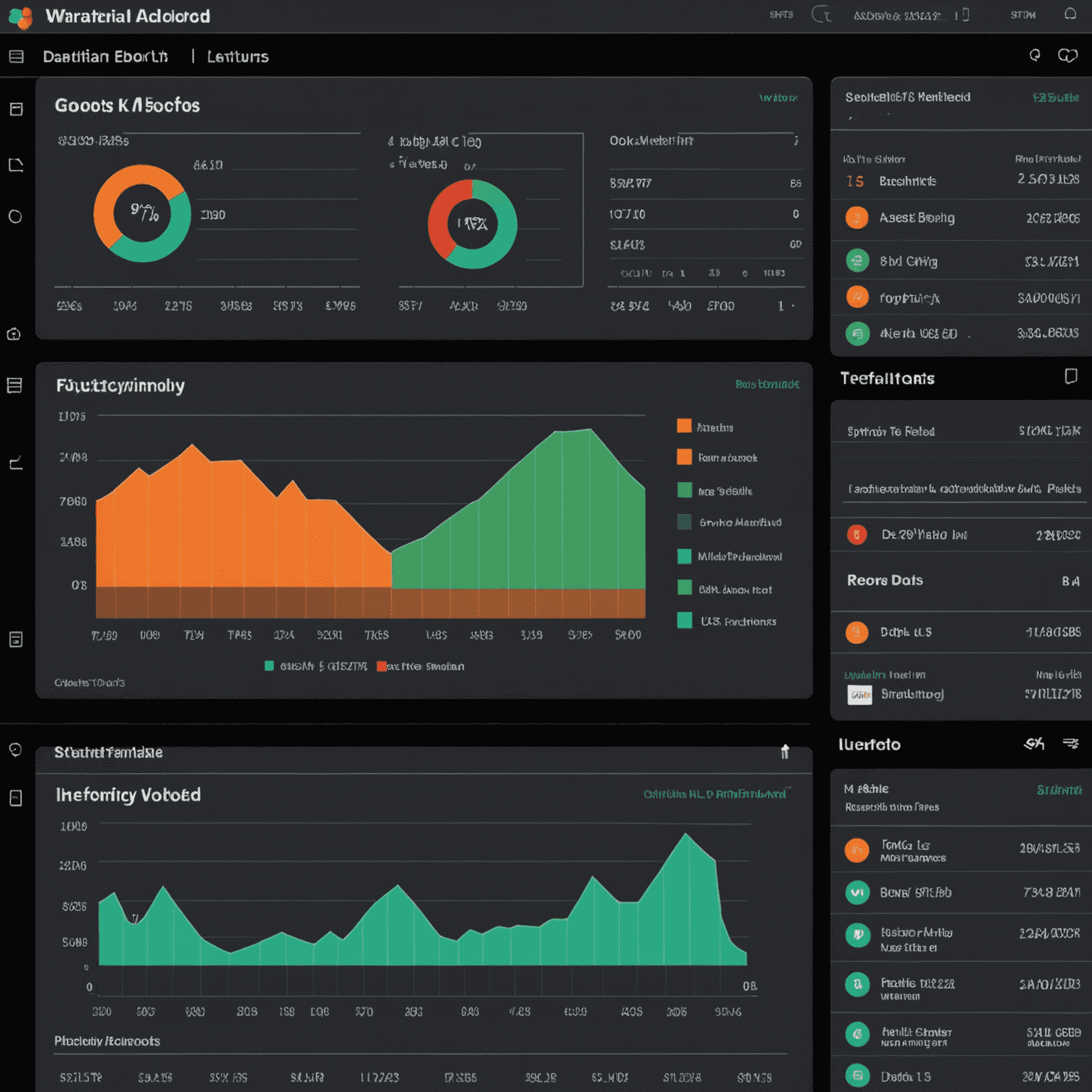 An interactive dashboard showing sliders, graphs, and input fields for calculating RWA yields and asset allocation strategies